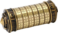 FUNDASTIC Da Vinci Code cryptex puzzle box in zinc alloy with five letter rings - view 5
