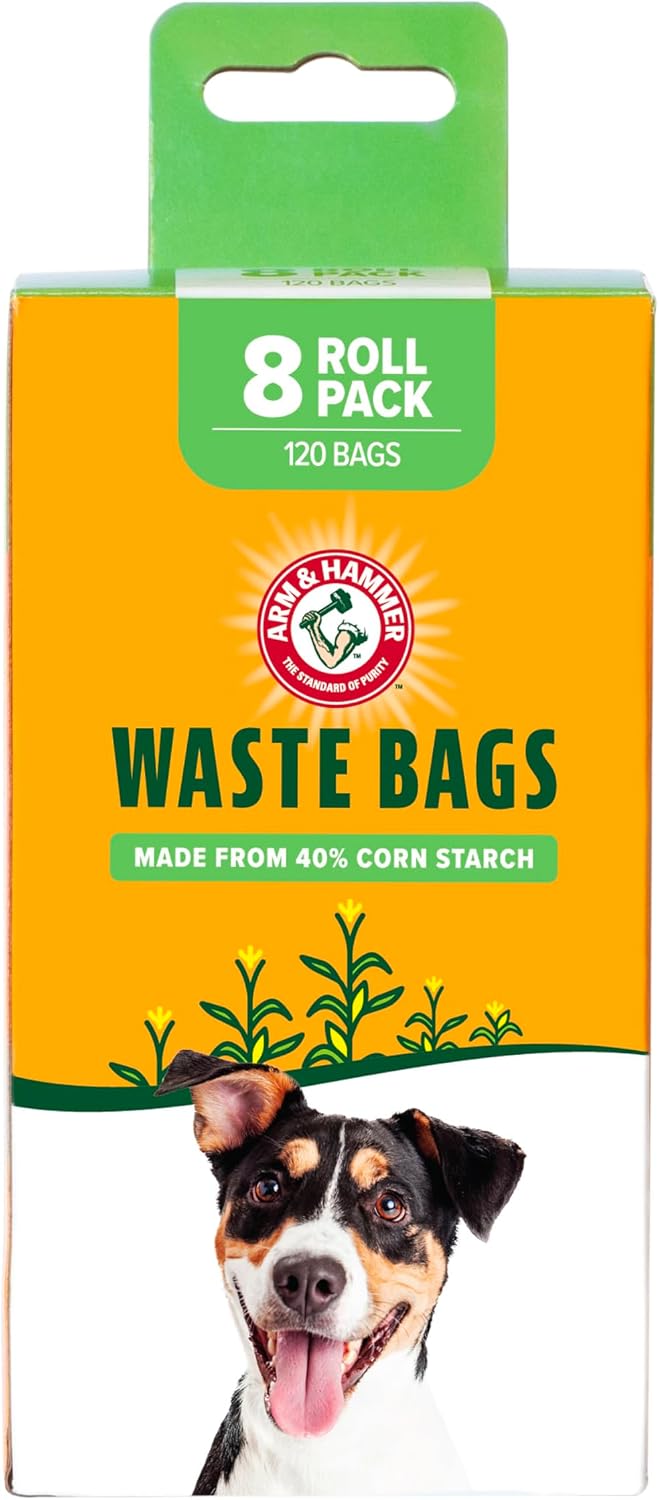 Arm and Hammer Easy Tear Dog and Cat Waste Bags - Green / 120 Count (Pack of 1)