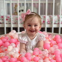 Realhaha Ball Pit Balls Star Shapes Plasticballs for Ballpit Playpen – Fun for Kids & Family - Pearl Red Beige Clear / 500 - image 3