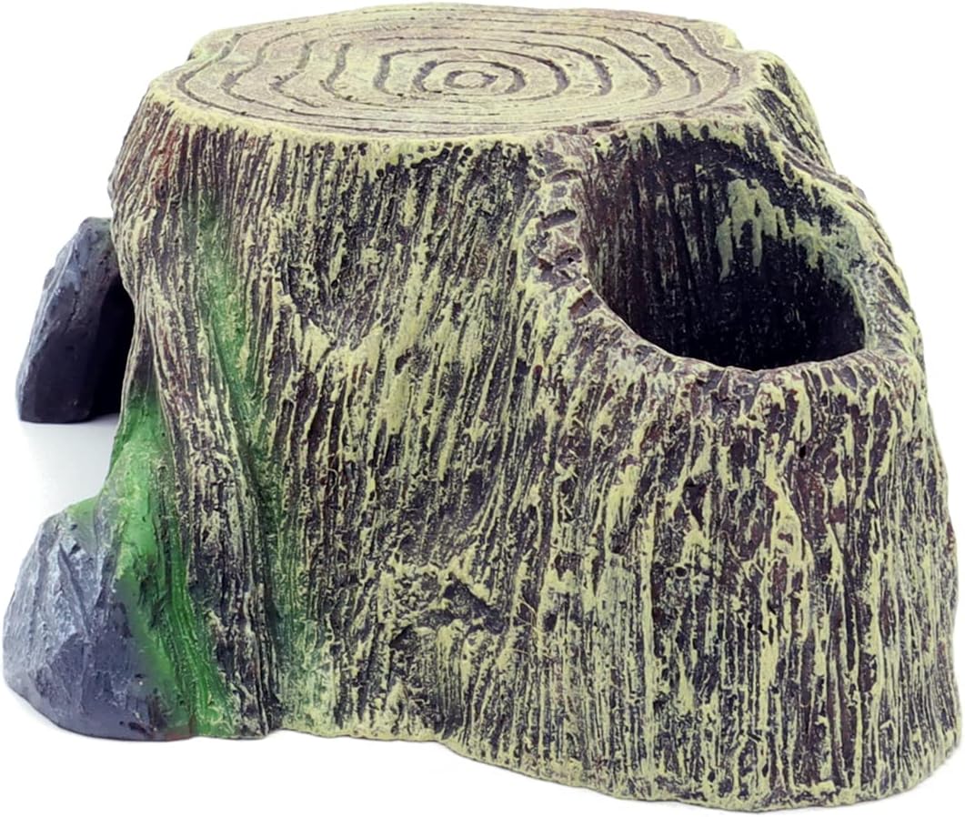 Extra Large Resin Reptile Hideouts Cave Habitat Decor – Essentials for Reptiles And Amphibians - G- Small - image 4