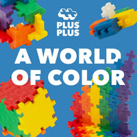 PLUS 240 Piece Glow in the Dark Mix, Mini Waffle Blocks - Basic Mix Play Tube - image 4
