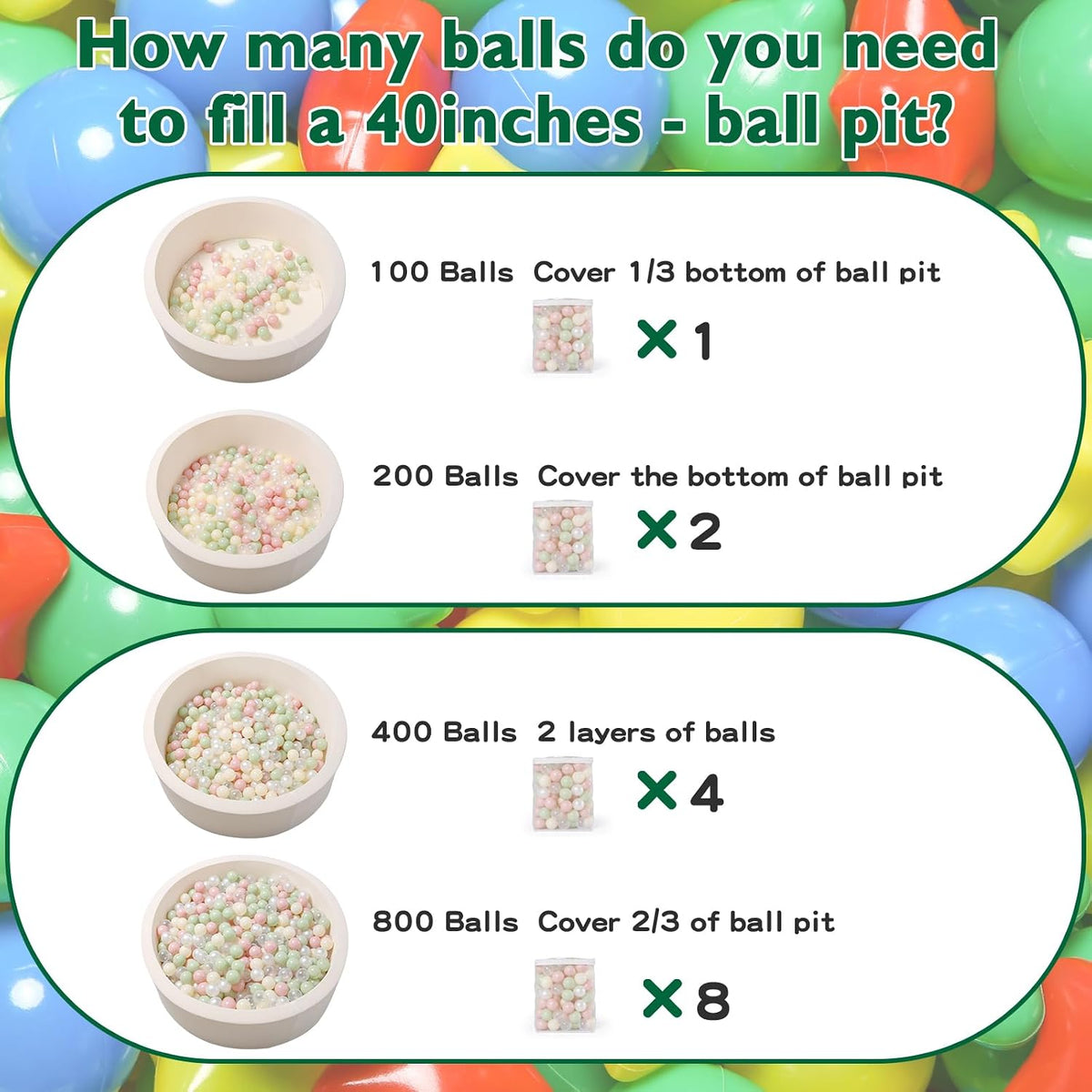 TRENDPLAY Star Ball Pit Balls for Toddlers 50 100 200 Count Star - Beige / 500 - image 4