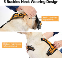 IVY&LANE No Pull Dog Harness for Medium Dogs - Orange / X-Large - image 4