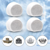 24 Pack Pet Fountain Replacement Filters - 20 Carbon Filters+ 20 Sponges - image 3