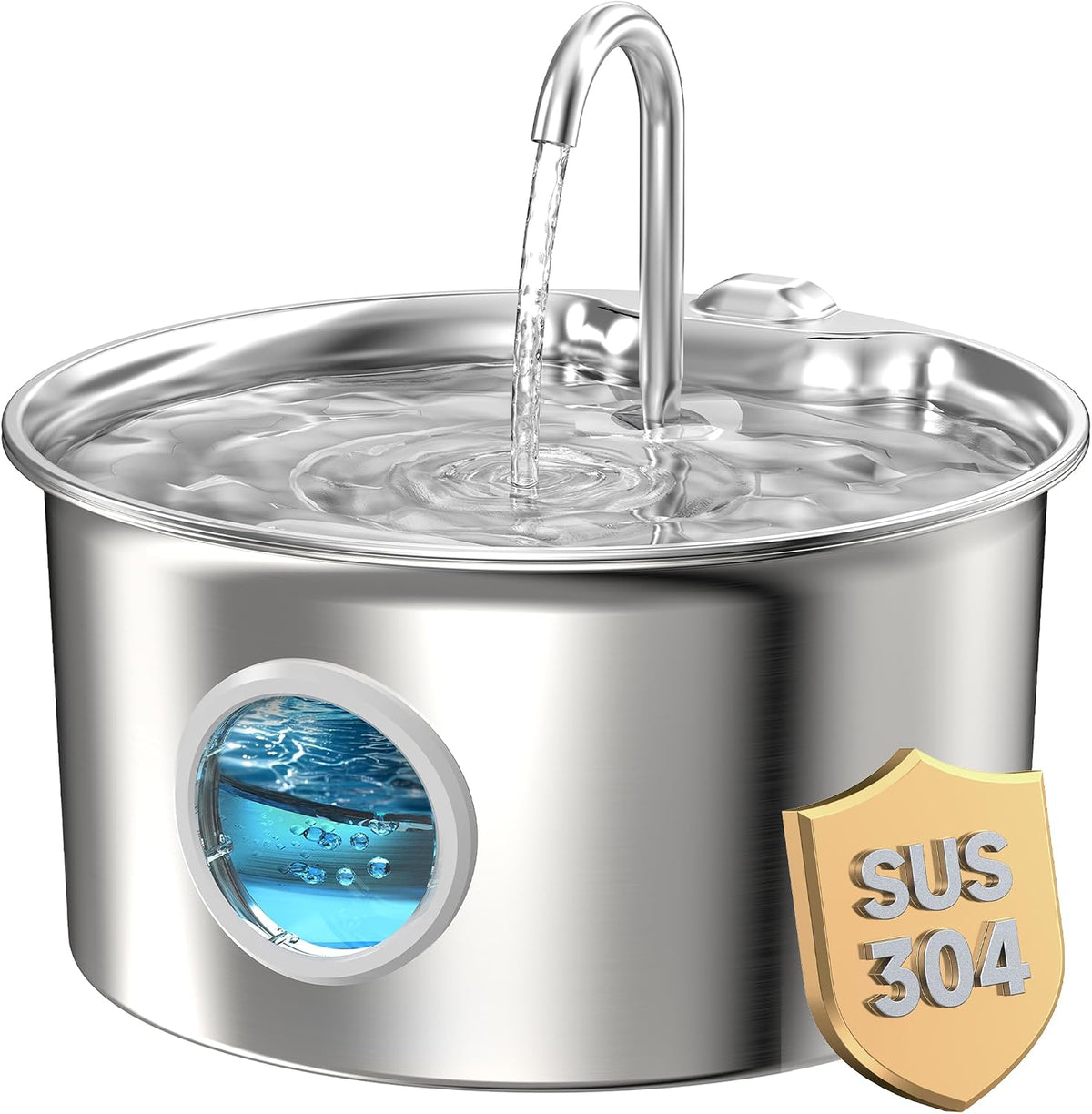 Cat Water Fountain Stainless Steel: Cat Fountain for Drinking - Cat Fountain