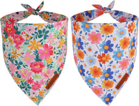 ADOGGYGO Pink Halloween Dog Bandanas Girl - Small / Floral