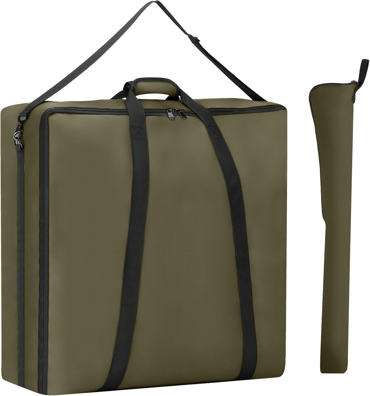 24" Dog Fence Storage Bag for Camping & RV Trips Comfortable Carry – Essentials for Dogs - Green / 25"×7"×25"