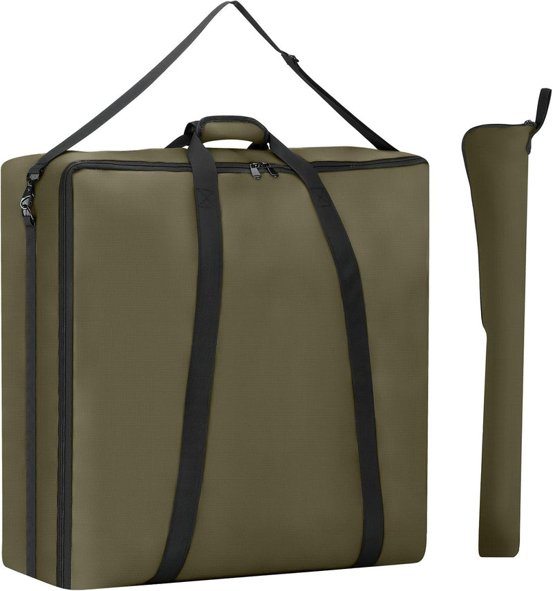24" Dog Fence Storage Bag for Camping & RV Trips Comfortable Carry – Essentials for Dogs - Green / 25"×7"×25"