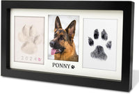MYPAWLETS Paw Print Frame Kit, Dog/Cat Pawprints Keepsake - Extra Large-Black