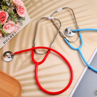meekoo 2 Pack Kids Stethoscope Toy Halloween Cosplay Costume - Blue,Red - image 3
