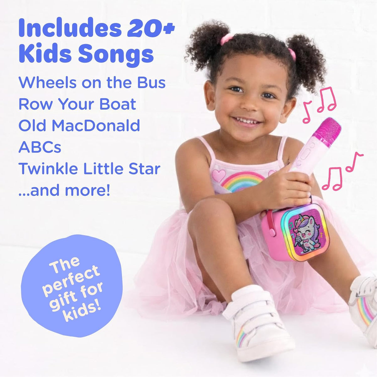 Move2Play, Halloween Karaoke Machine for Kids - Pink Pop - image 2