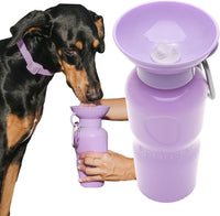 Springland 22oz Classic Portable Dog Water Bottle with Built-in Bowl - Lilac / 22oz Classic