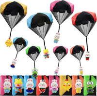 Rdogeia 12 pack Christmas parachute toys for kids with tangle free design - view 2