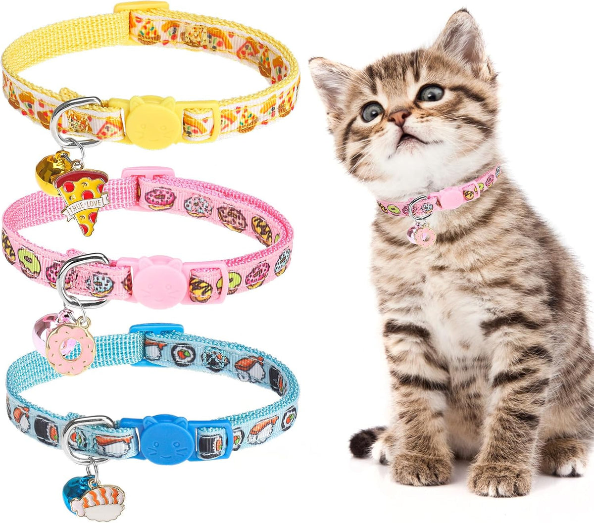 BINGPET Halloween Cat Collar Breakaway - Food