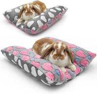 16.5 X 18in Washable Soft Rabbit Bed - Rose red-Star