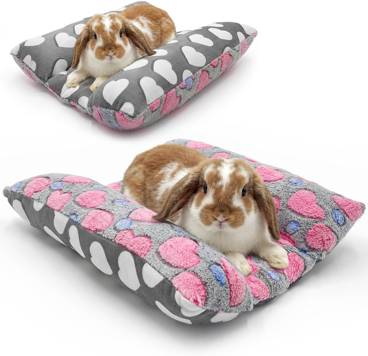 16.5 X 18in Washable Soft Rabbit Bed - Rose red-Star