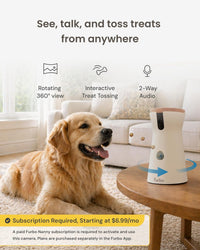 Furbo 360° Dog Camera [Core Features, No Ongoing Cost] – Essentials for Dogs - Subscription Required to Activate / 360° Dog Camera - image 2