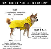 Dog Raincoat Waterproof Reflective Jacket - X-Small / Yellow - image 4