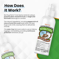 Natural Bed Bug Killer – 3 Pack (3oz Each) Travel Spray – Non-Toxic, TSA Safe, Child & Pet Friendly Formula for Airbnb, Luggage, Hotels, Rideshare, and Work Trips