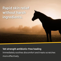 Silver Honey Rapid Relief 6oz Spray for Horses Only, Use on Equine Scratches / Pastern Dermatitis / Mud Fever / Dew Poisoning / Cracked Heels