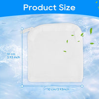 10pc Filter Media Bags for Aquarium - 3.93"x3.93" - 10pack / White - image 2