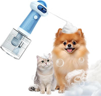 Electric Dog Shampoo Dispenser & Foam Sprayer - Blue UFO