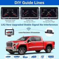 Wireless Backup Camera Ease Install - Color Image HD 1080P 5 Inch Monitor Digital Signal Stable No-Delay Bluetooth Rear View Camera Auto-Switching Night Vision for Truck/Car/Pickup/SUV/Camper - LK2
