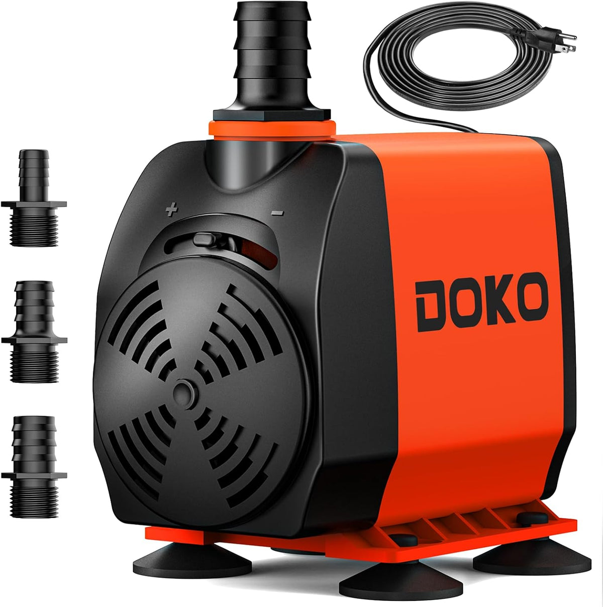 DOKO 800GPH Submersible Water Fountain Pump for Pond, Aquarium - 60W 800GPH