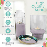 Lilac Unity Sand, Pastel Purple Colored Sand for Weddings - Lilac / 1 LB (16 oz) - image 3