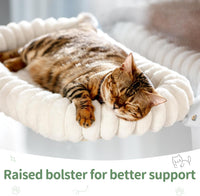 Sunhoo Foldable Cat Window Perch - Tan / 23.62"L x 11.8"W x 9.45"TH - image 2