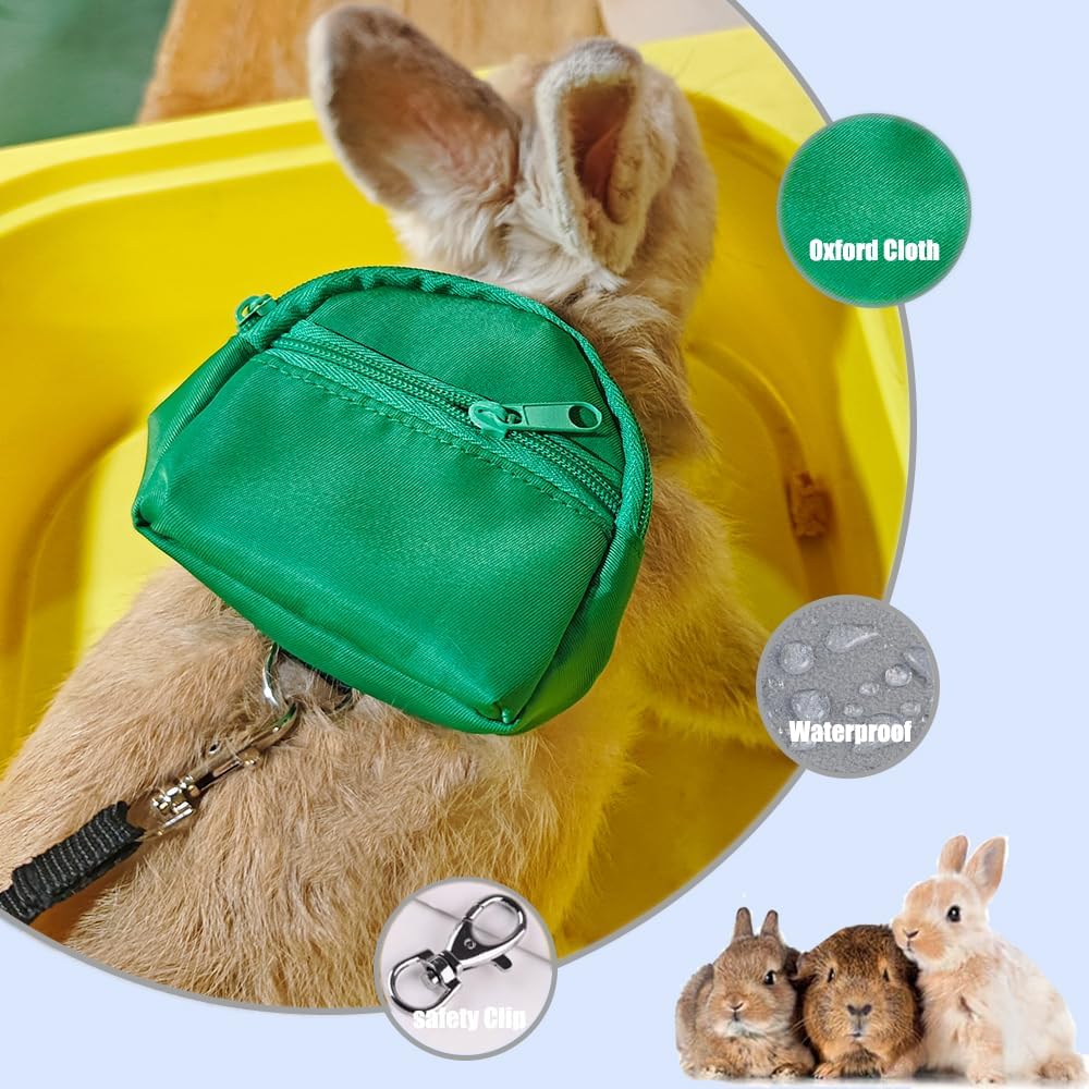 Portable Small Animal Backpack Travel Breathable Pet Carrier Bag - PNK+PNK / Backpack+Bag - image 3