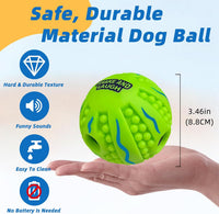 Dog Toys Ball, Interactive, M - Spiky, Wave / M 3.46 in (8.8 cm) - image 2