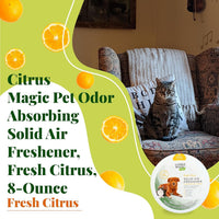 Citrus Magic Pet Solid Air Fresheners - Fresh Citrus / 8 Ounce (Pack of 3) / 8 Ounce (Pack of 3) - image 4