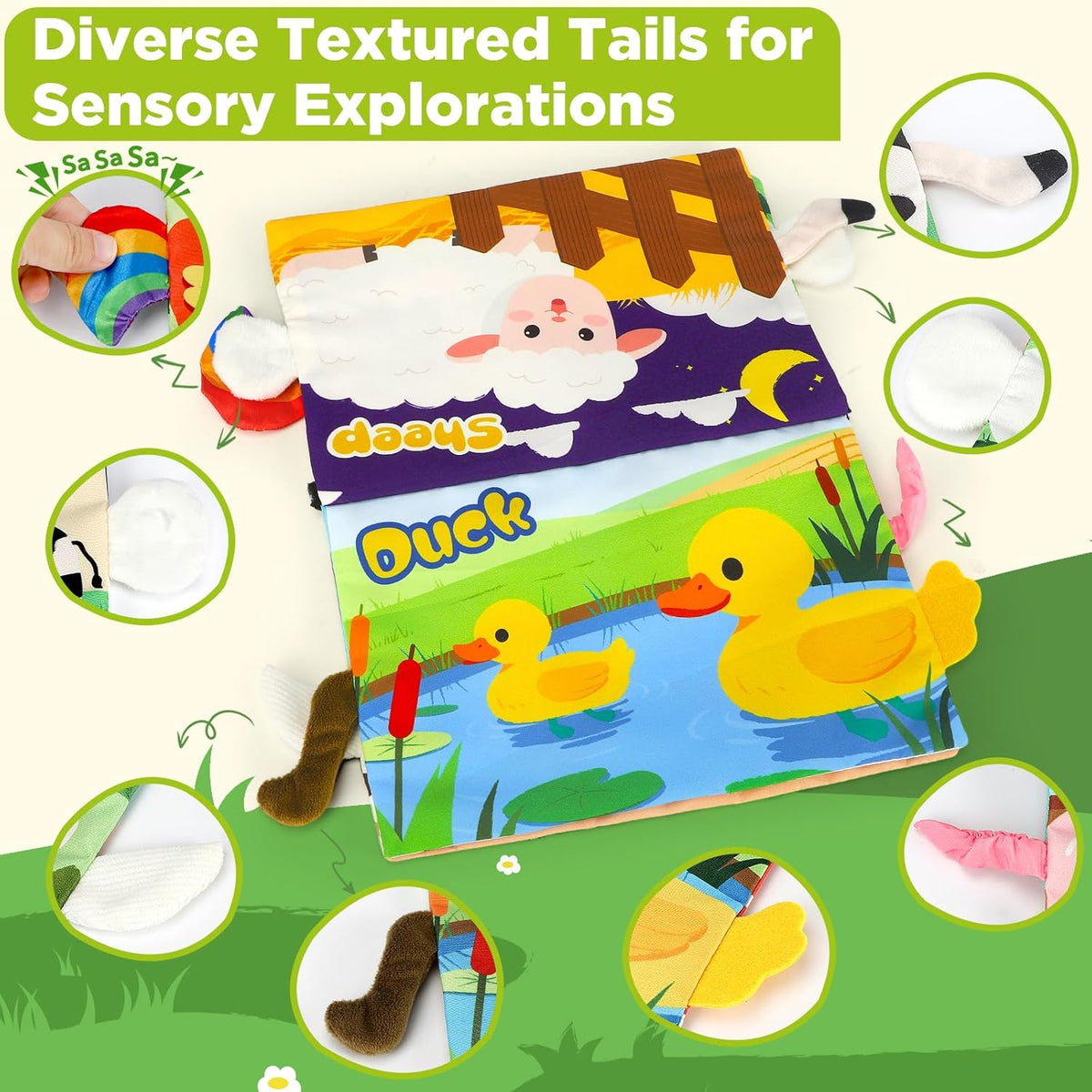 URMYWO Tummy Time Mirror Toys - Large - image 3