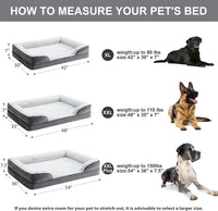 Washable Orthopedic Dog Bed - Deep Grey / 42"L x 30"W x 7"Th - image 4