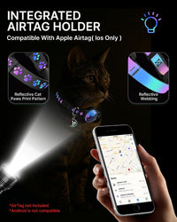 AirTag Cat Collar Breakaway - Black - image 2