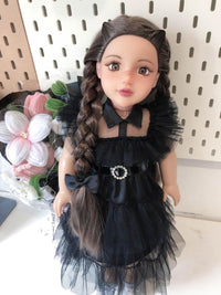 18 Inch Doll Clothes Black Party Dress Costume Accessories for 18 - image 3