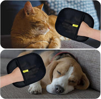Pet Hair Remover Glove, Electrostatic Pet Hair Remover Glove, Cat & Dog Grooming Glove, Upgraded Fur Removal Tool for Furniture, Carpet, Couch, Car Seat (2pcs)