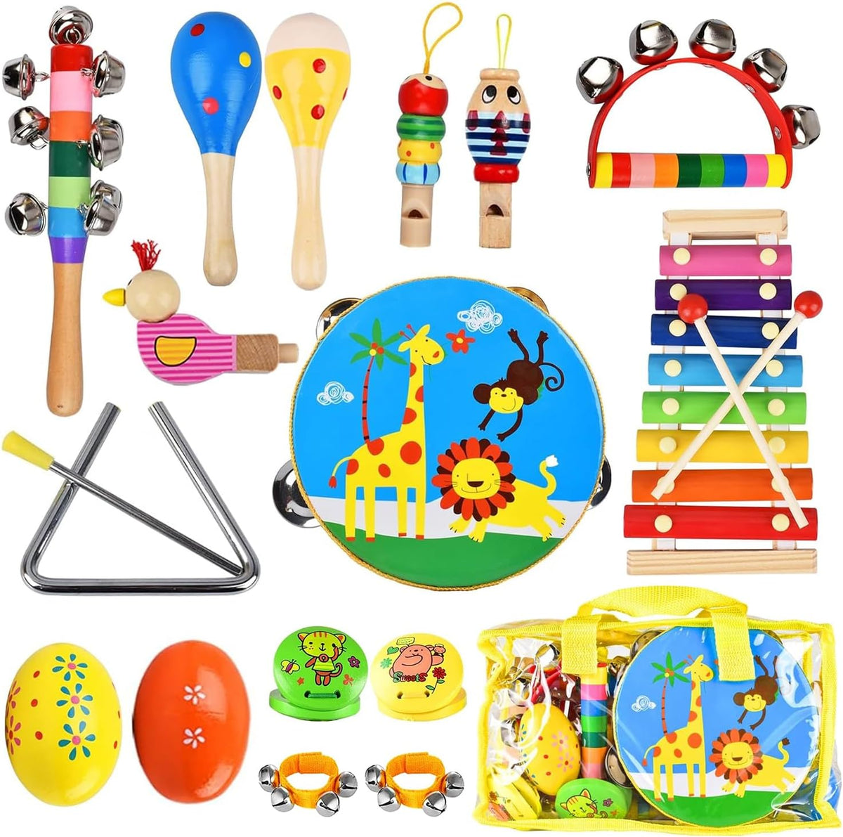 Kids Musical Instruments Set - Kids Carrybag Musical Instruments