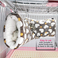 LEFTSTARER Guinea Pig Accessories Sugar Glider Cage Accessories - Brown / Heart - image 4