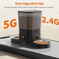 HoneyGuaridan Automatic Cat Feeder for 2 Cats - S25D - image 3