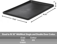 LifeStages by MidWest 36-Inch Replacement Pan - Fits 18-Inch Crate - MidWest/iCrate Footprint - image 2