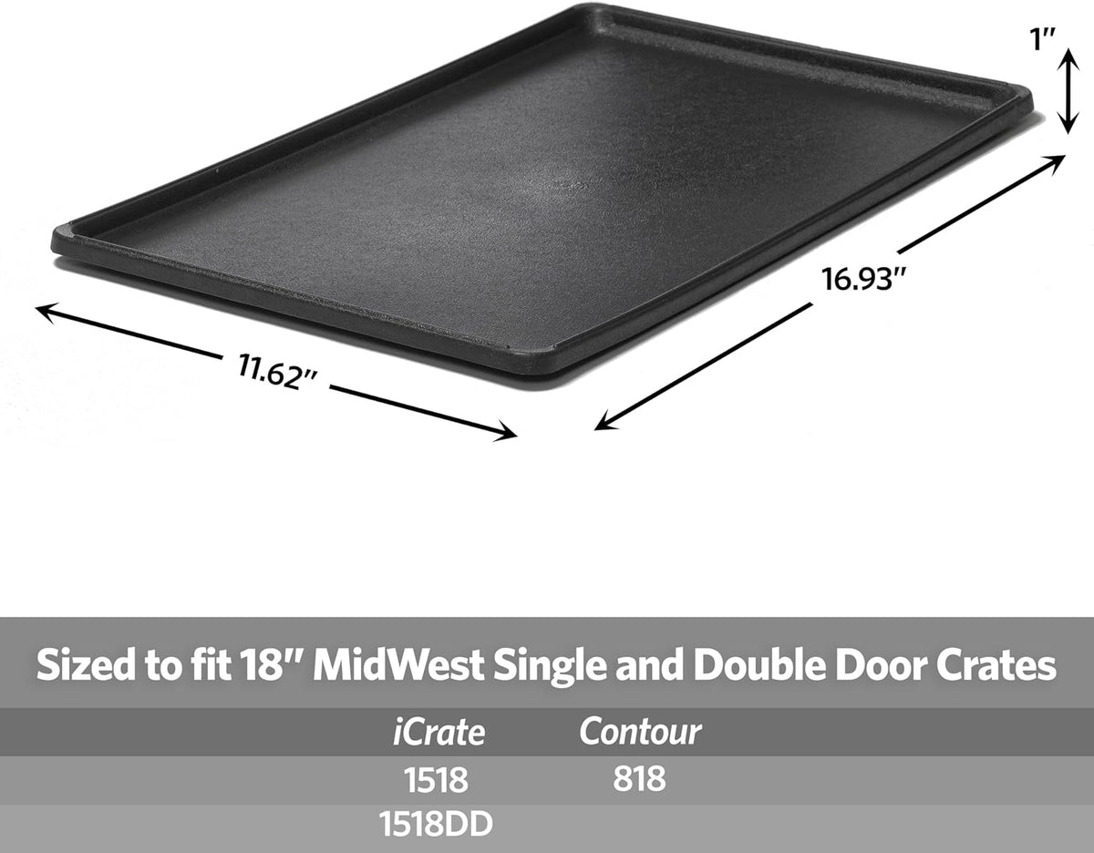LifeStages by MidWest 36-Inch Replacement Pan - Fits 18-Inch Crate - MidWest/iCrate Footprint - image 2