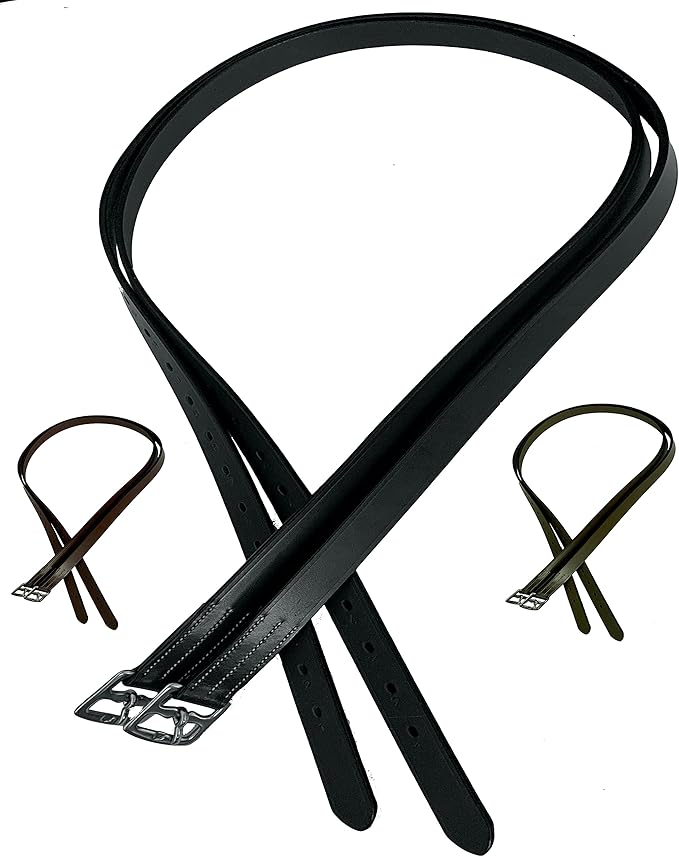 Majestic Ally Genuine Leather English Stirrup Leather (Pair)