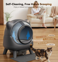 Automatic Litter Box, FEELNEEDY Self Cleaning Litter Box - Self-Cleaning Cat Litter Boxes - image 2
