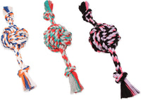 Mammoth Pet Products Flossy Chews Color Monkey Fist Ball with Rope - Small (13 in) / 1 - image 4