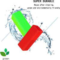 2pcs Pet Dog Cat Hair Remover, Pet Hair Removal Tool - redgreen - image 2