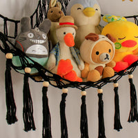Stuffed Animal Toy Storage Hammock with LED Light - Black / L (39.5"*39.5"*48") - image 3