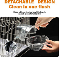 Automatic Bird Shower with Pump - 【Roundness Transparent Bird Bath】 - image 4