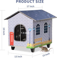 NAMOTEK Elevated Heated Cat Houses for Indoor/Outdoor Cats - S(15" x 13 " x18 ") - image 2
